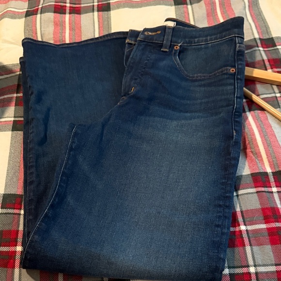 Madewell wide-leg Jeans in Deep Blue - Picture 3 of 3